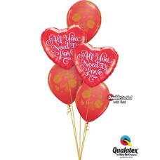 Bukiet 706 â€žAll You Need Is Loveâ€ Valentine #21827-2 43790-3 55248-3